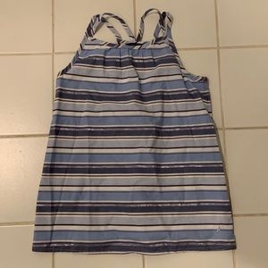 Blue and white striped adorable tank top!